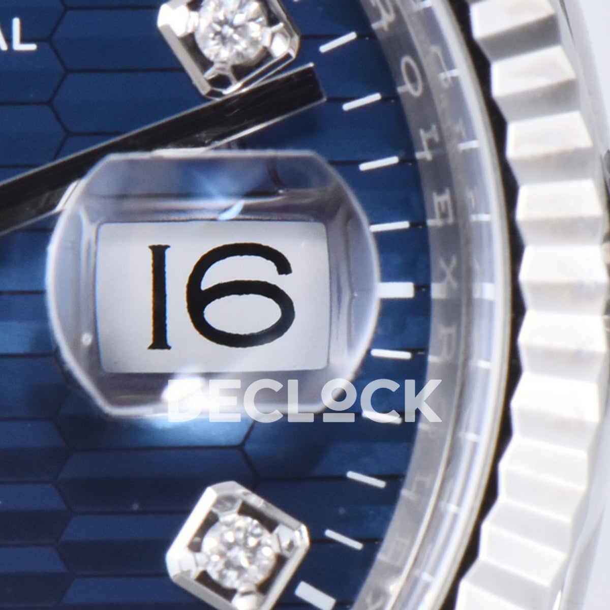 Rolex Datejust 36 126234 Blue Motif Diamond Jubilee — ημερομηνία