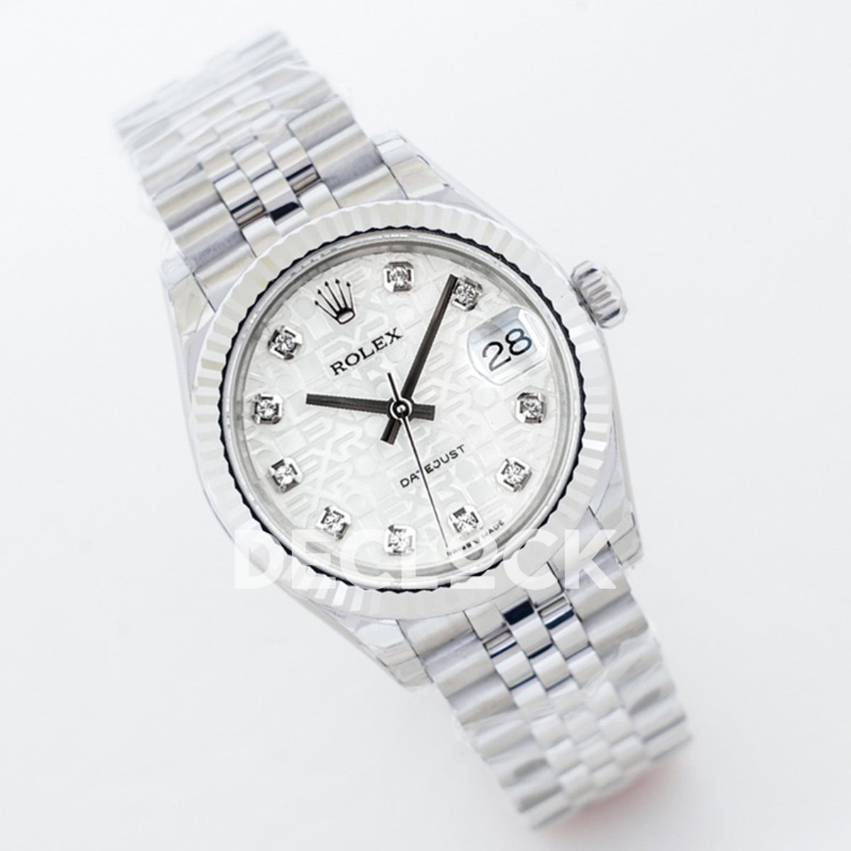 Rolex Datejust 36 126234 White Floral Diamond Jubilee — προφίλ καντράν