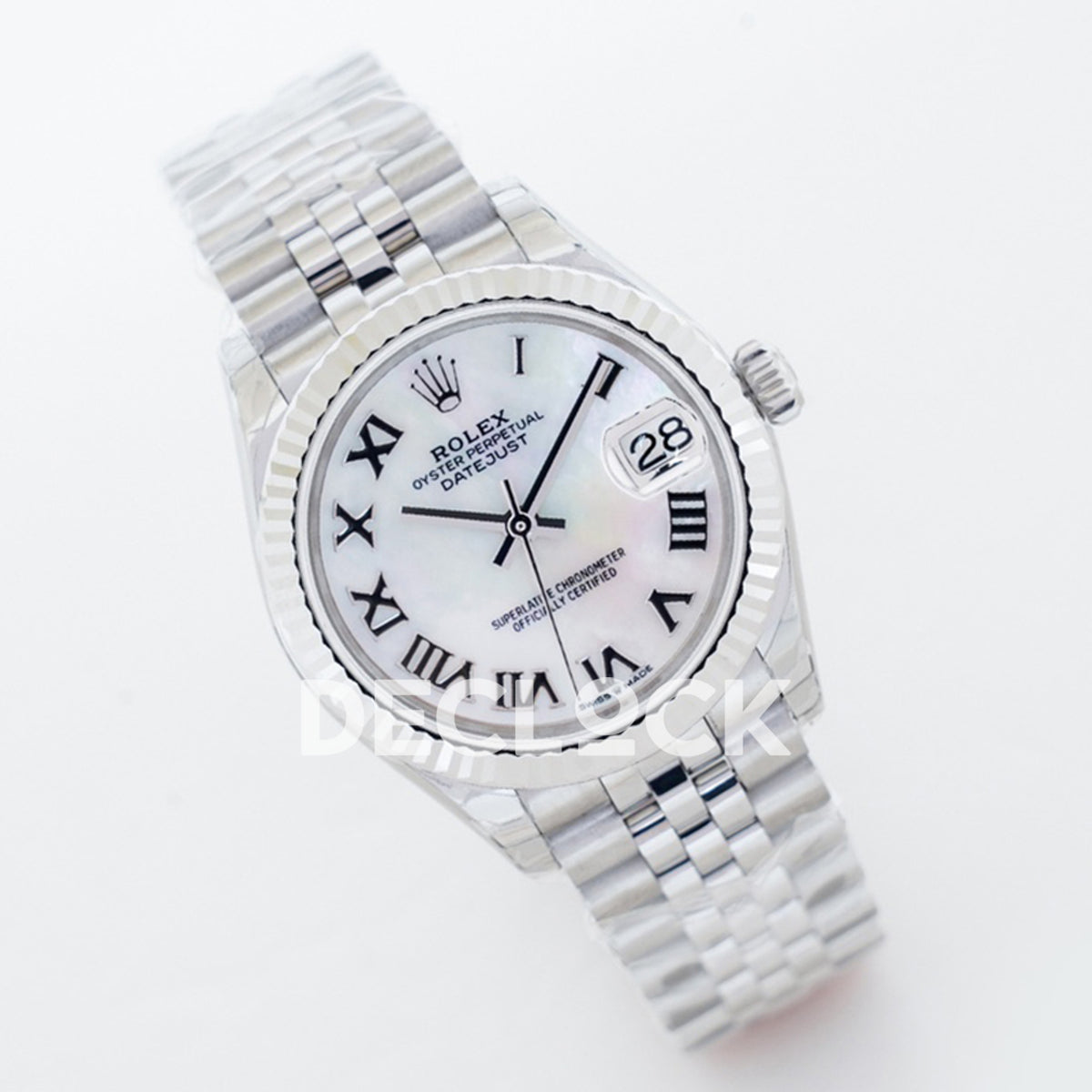 Rolex Datejust 36 126234 White MOP Roman Jubilee — προφίλ καντράν