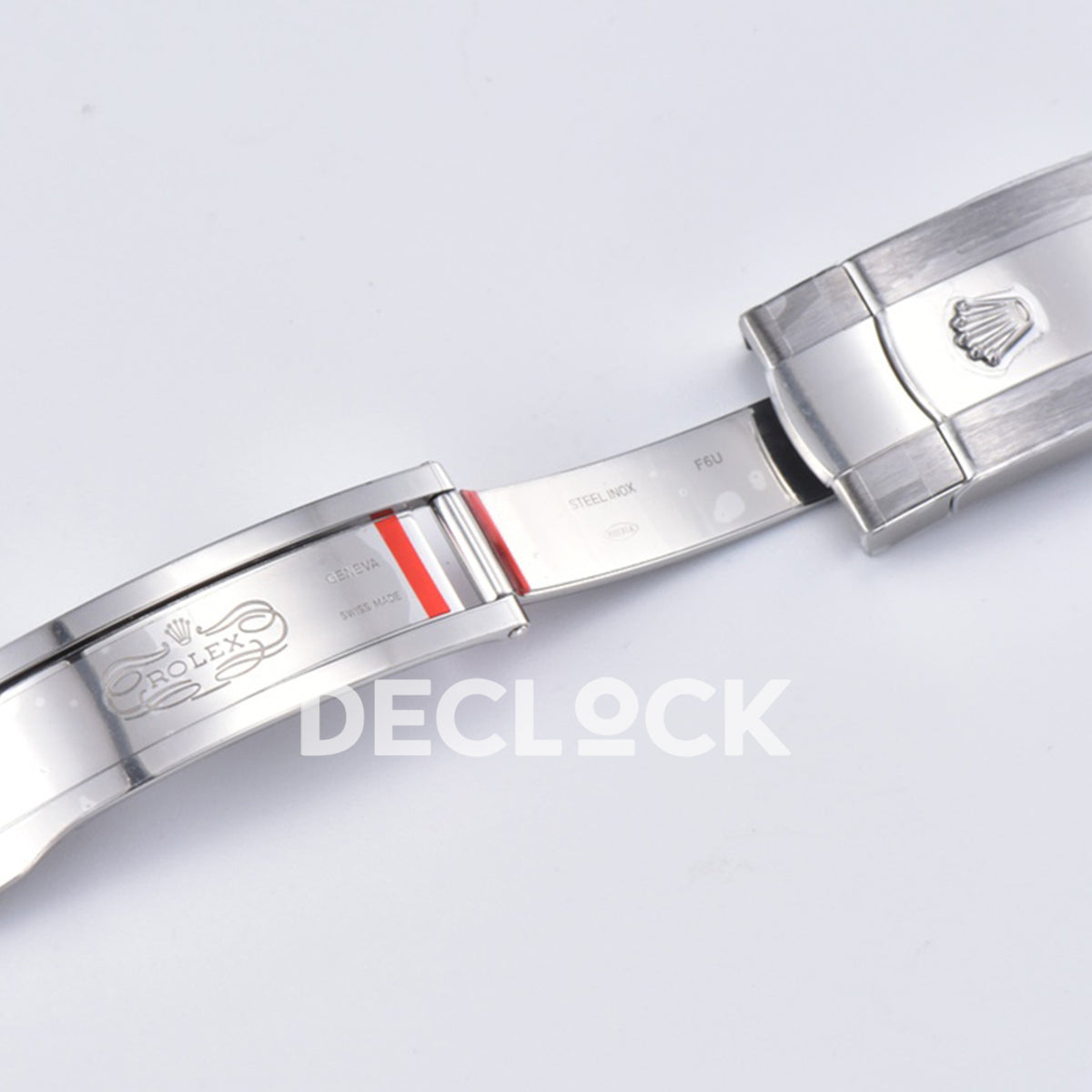 Rolex Datejust 36 126234 White Roman Jubilee — εσωτερικό κουμπώματος