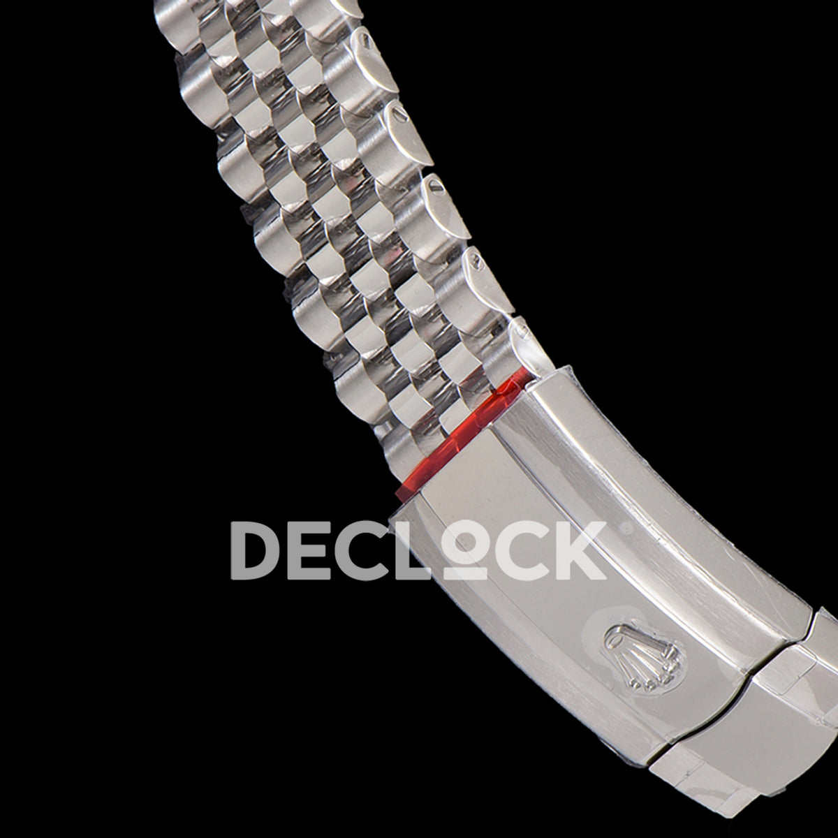Rolex Datejust 36 126334 Olive Green Palm Diamond Jubilee — πίσω όψη μπρασελέ