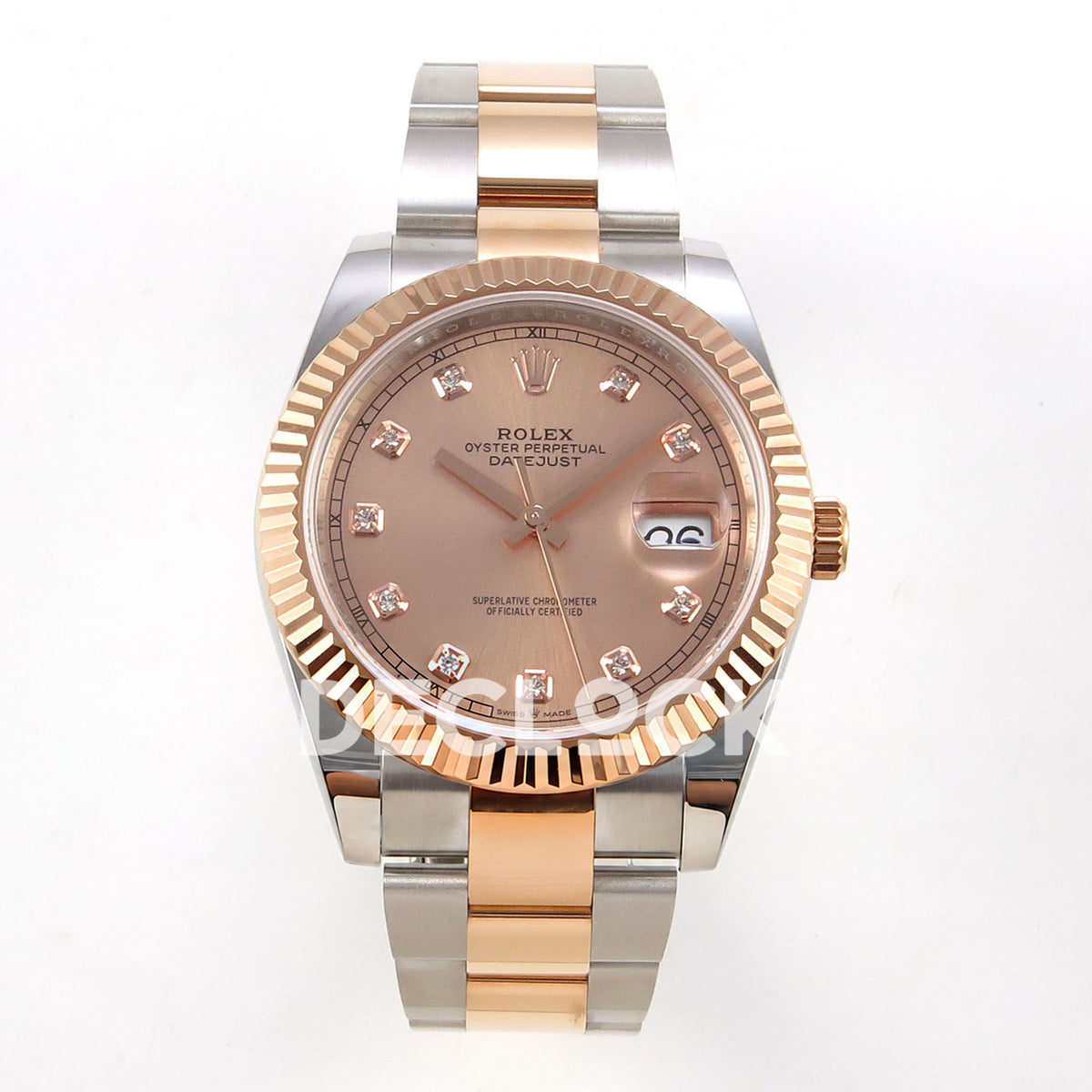 Rolex Datejust 41 126331-0007 Sundust Diamond Oyster QF JH3235 Free Sprung replica - front