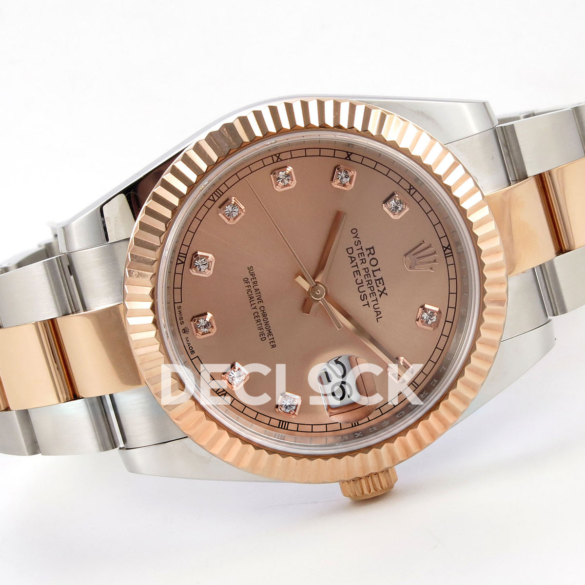 Rolex Datejust 41 126331-0007 Sundust Diamond Oyster QF JH3235 Free Sprung replica - full watch left