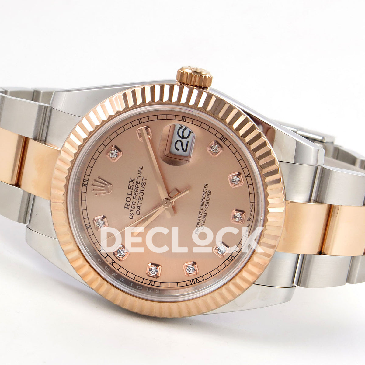 Rolex Datejust 41 126331-0007 Sundust Diamond Oyster QF JH3235 Free Sprung replica - full watch right