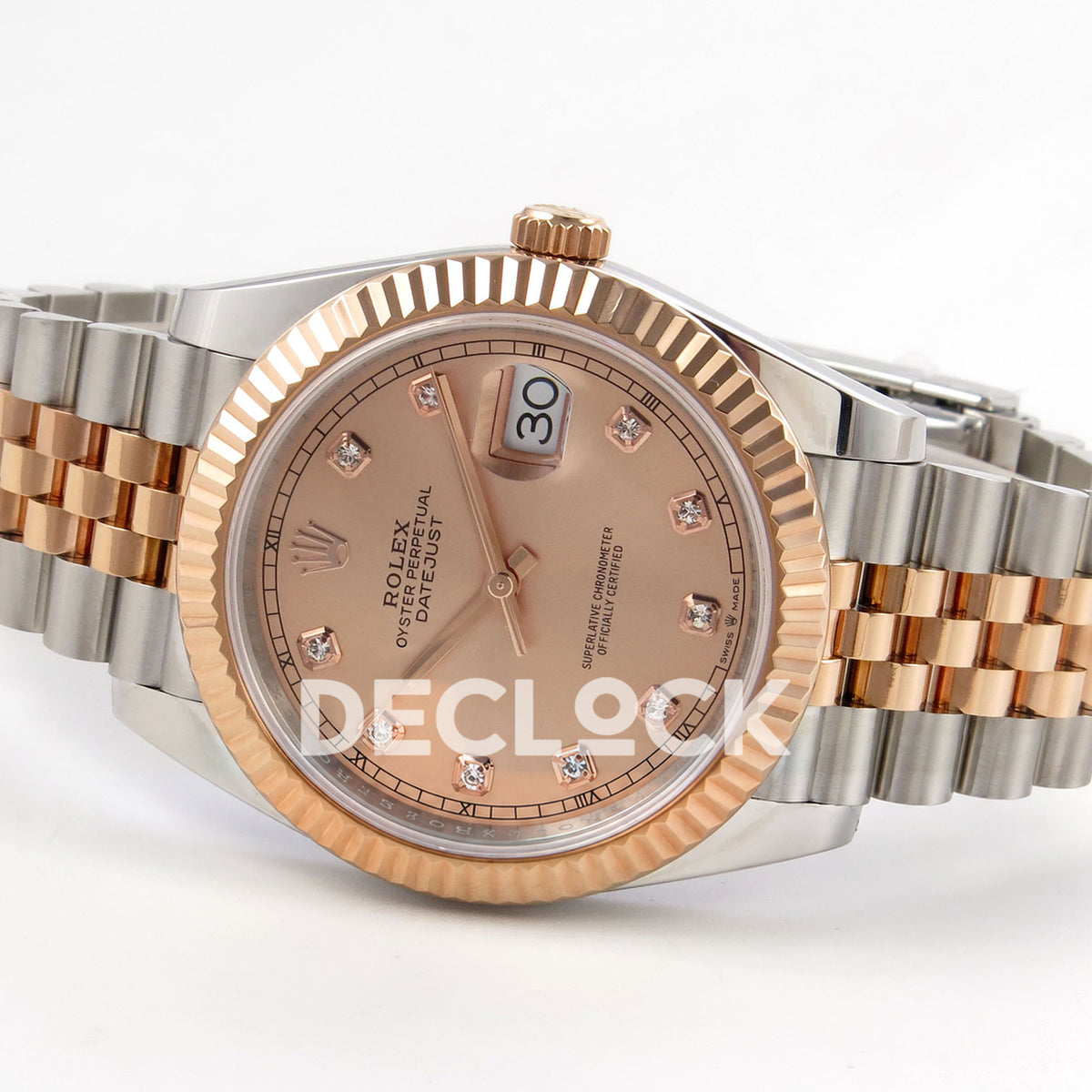 Rolex Datejust 41 126331-0008 Sundust Diamond Jubilee QF JH3235 Free Sprung replica - full watch right