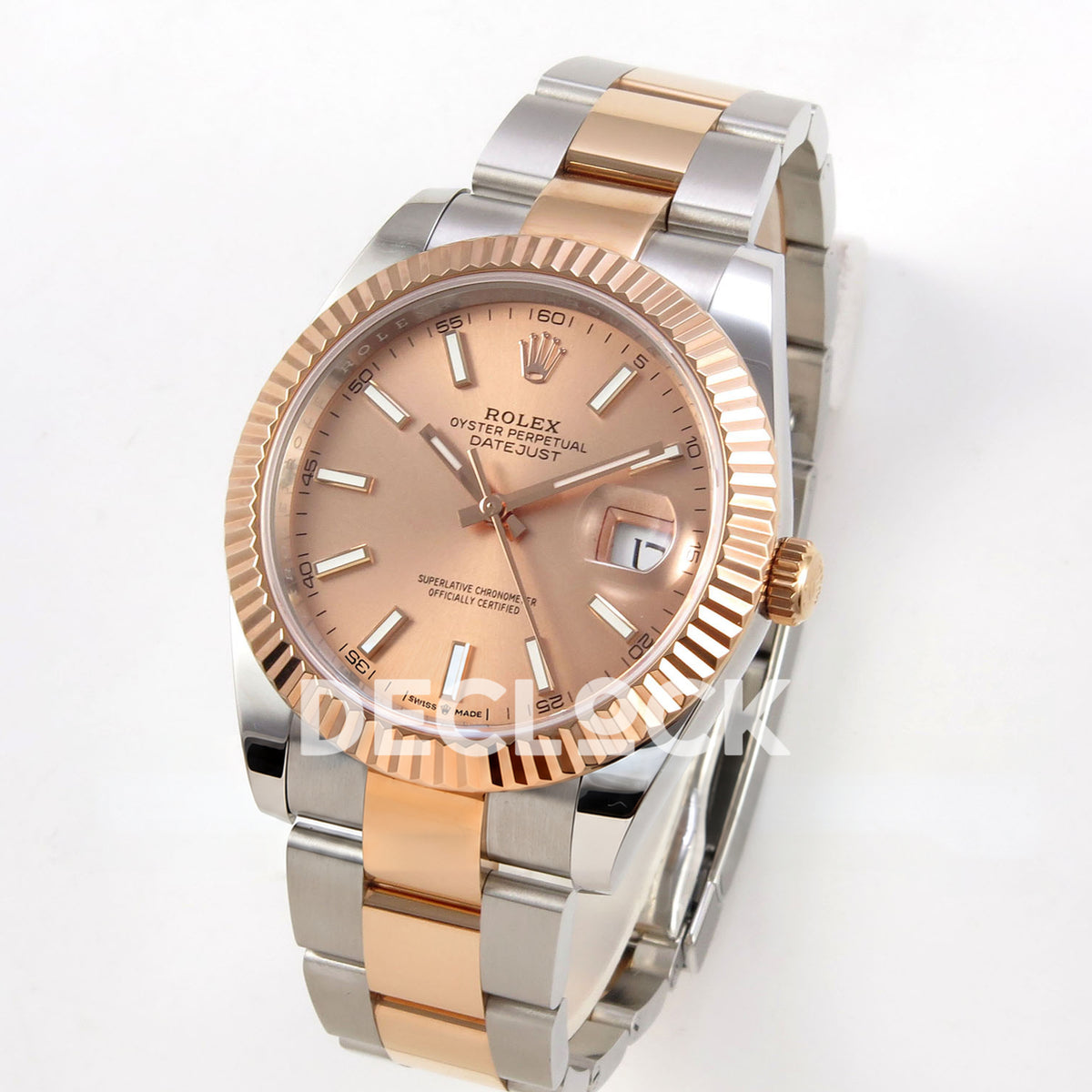 Rolex Datejust 41 126331 Sundust Stick Oyster QF JH3235 Free Sprung replica - three quarter