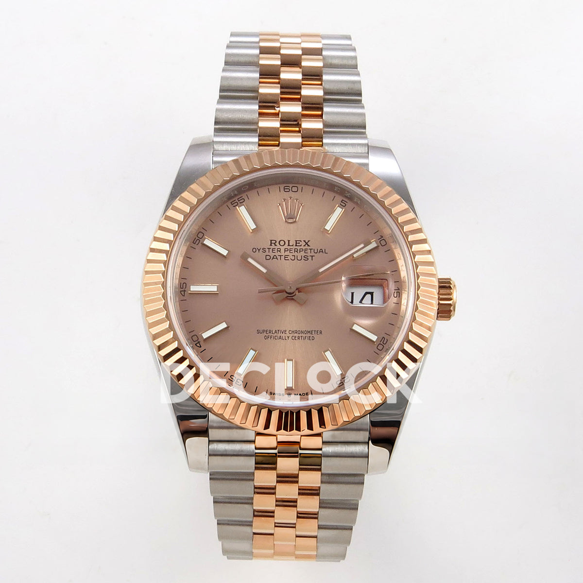 Rolex Datejust 41 126331-0010 Sundust Stick Jubilee QF JH3235 Free Sprung replica - front
