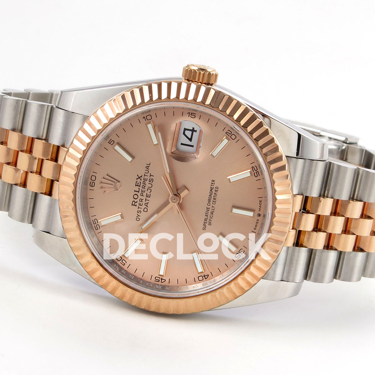 Rolex Datejust 41 126331-0010 Sundust Stick Jubilee QF JH3235 Free Sprung replica - full watch right