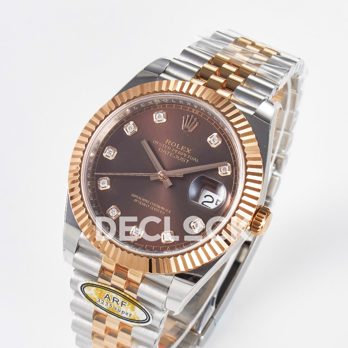 Rolex Datejust 41 126331 ARF Brown Diamond Jubilee — Λοξή όψη με μπρασελέ