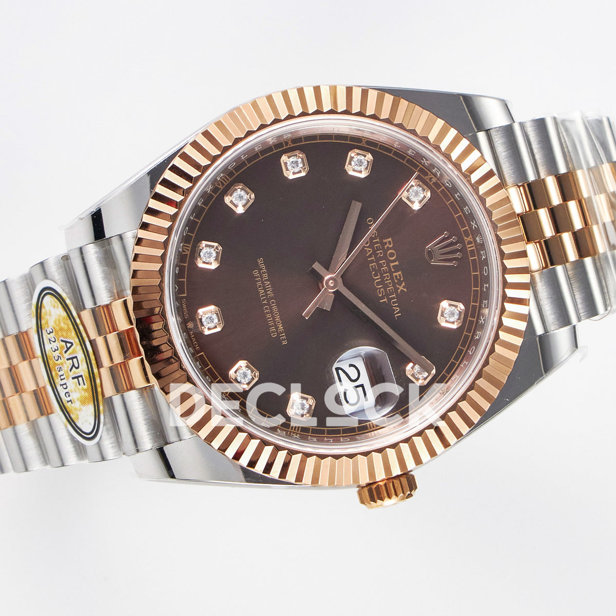 Rolex Datejust 41 126331 ARF Brown Diamond Jubilee — Πλάγια όψη ρολογιού