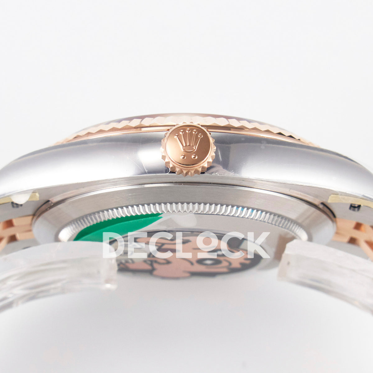 Rolex Datejust 41 126331 ARF Brown Diamond Jubilee — Προφίλ κάσας και κορώνα