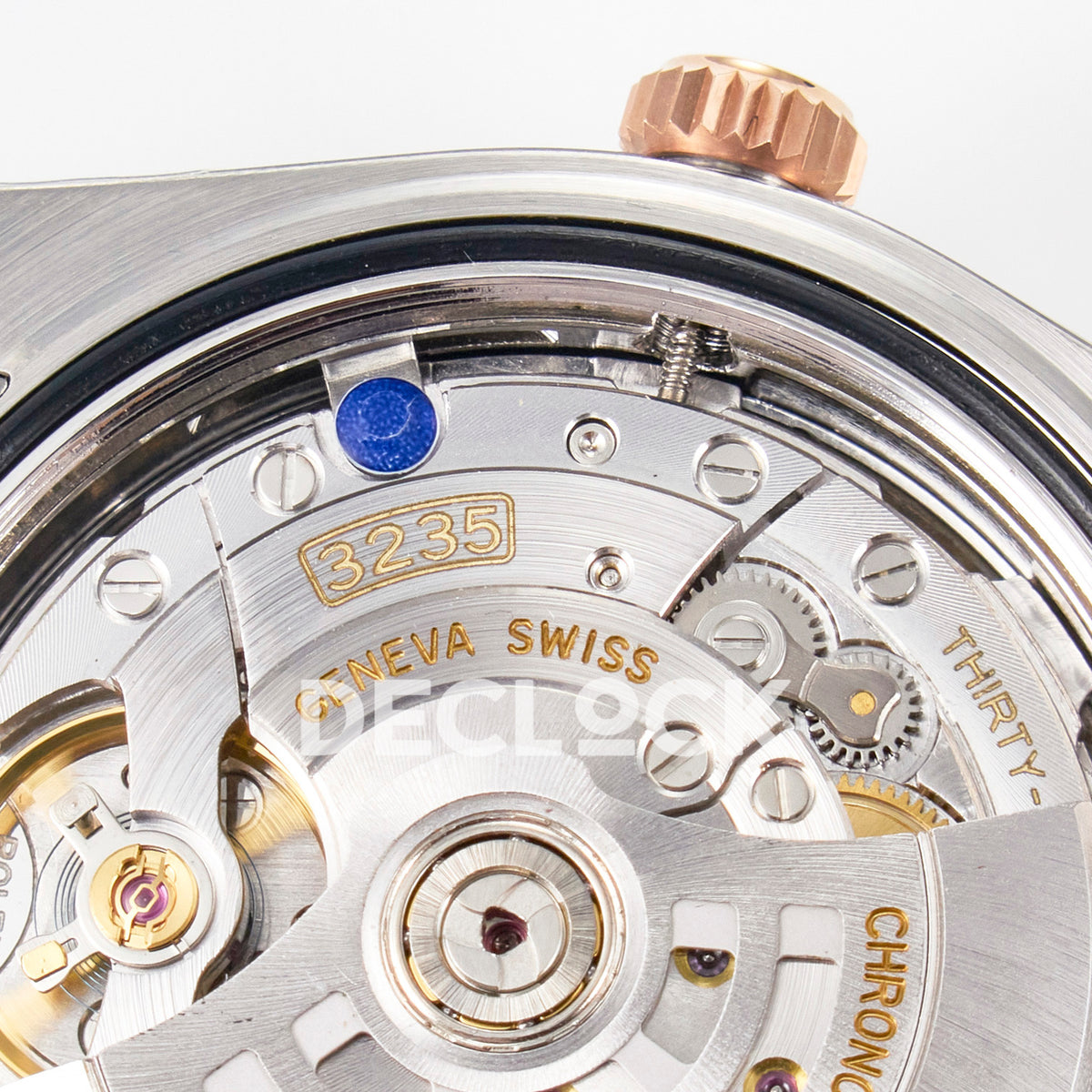 Rolex Datejust 41 126331 ARF Brown Diamond Jubilee — Μηχανισμός σε κοντινή λήψη