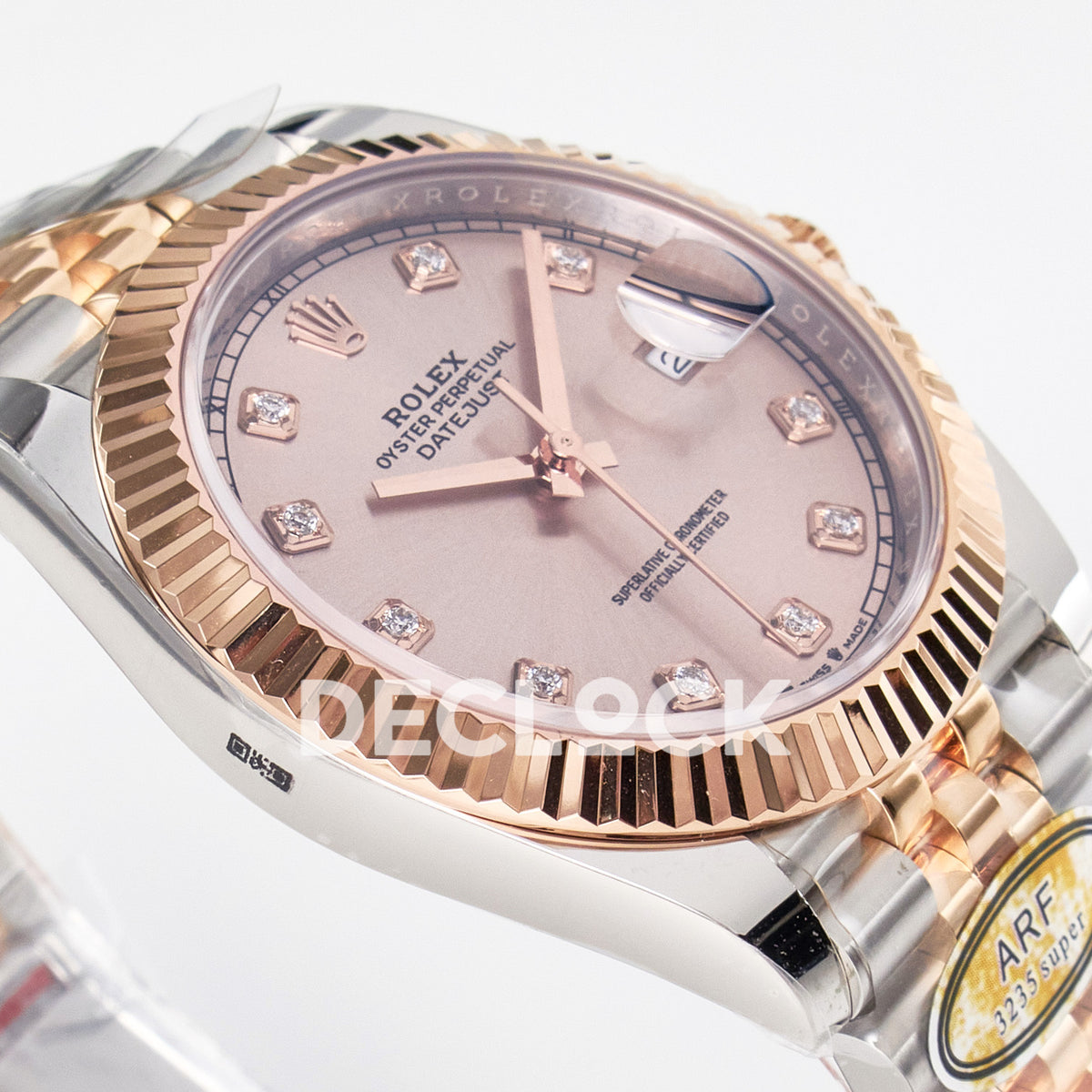 Rolex Datejust 41 126331 ARF Rose Gold Diamond Jubilee — Λοξή όψη στεφάνης