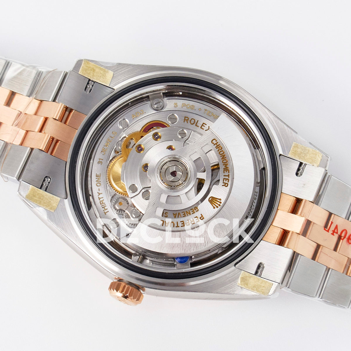 Rolex Datejust 41 126331 ARF Rose Gold Diamond Jubilee — Πίσω όψη μηχανισμού