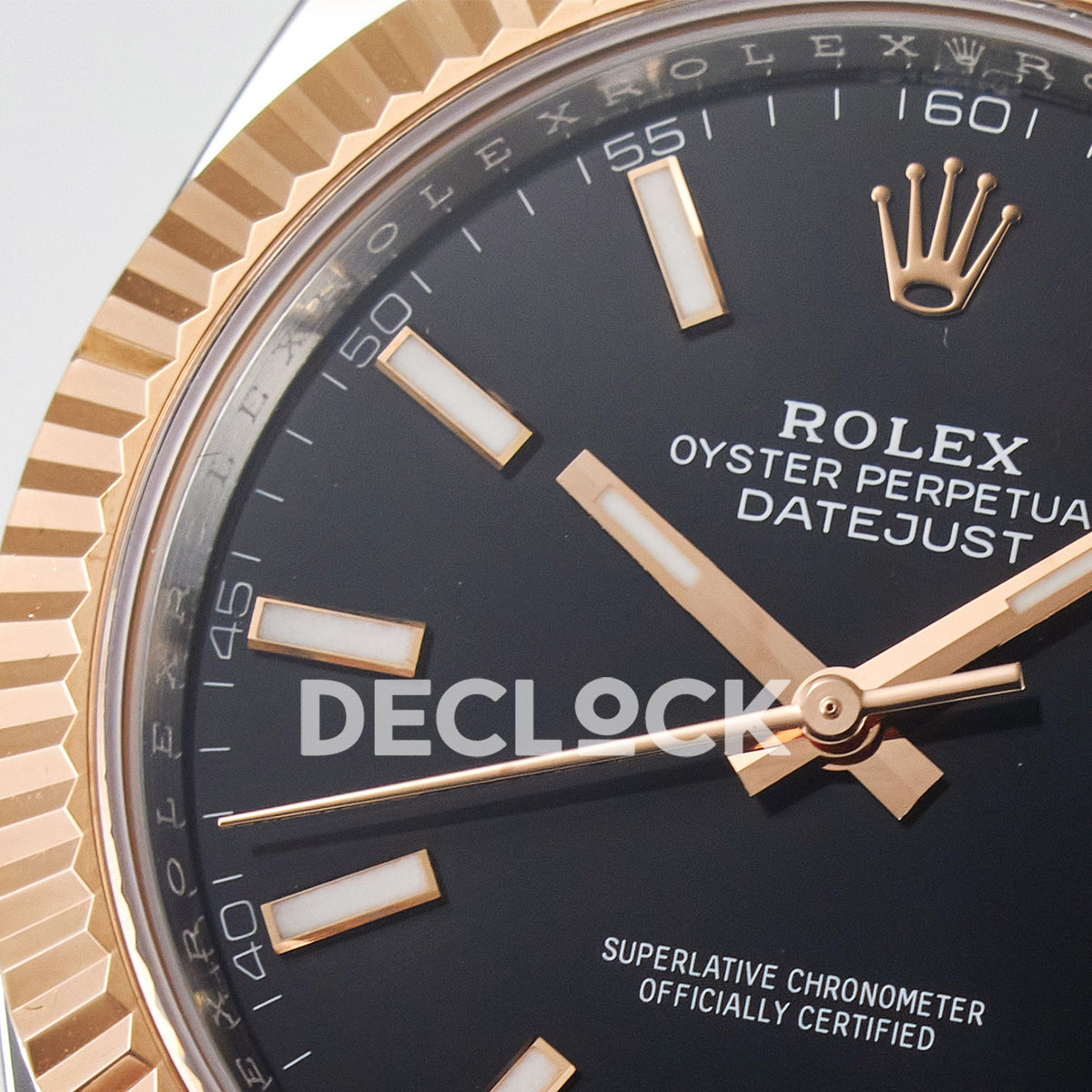 Rolex Datejust 41 126331 Black Rose Gold ARF Oyster Gain Weight — Μεγεθυντικός φακός ημερομηνίας