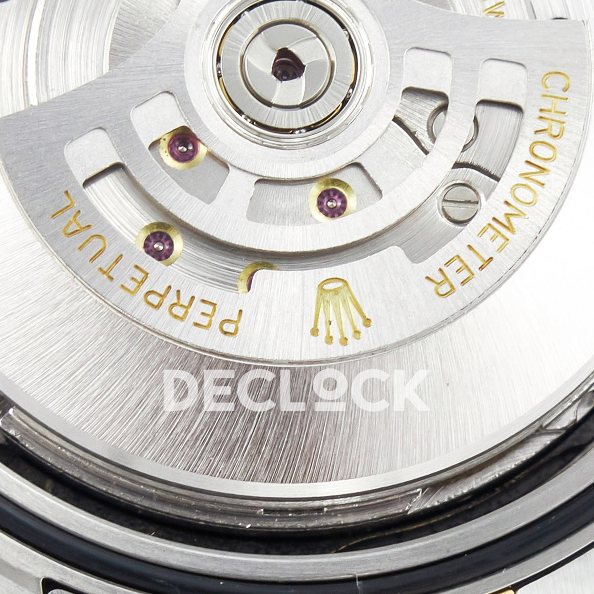 Rolex Datejust 41 126331 Brown Rose Gold Clean Jubilee — Πίσω όψη μηχανισμού