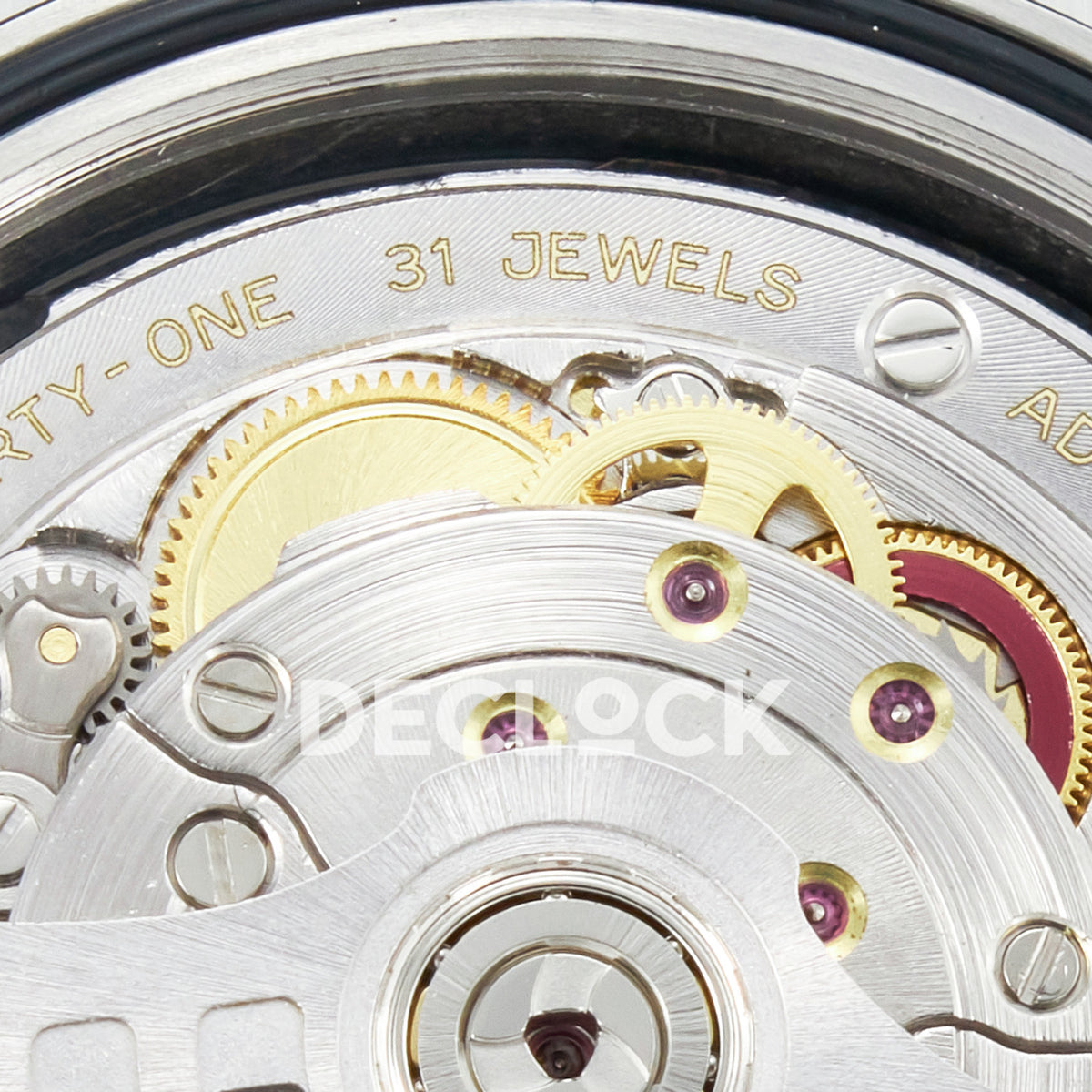 Rolex Datejust 41 126331 Brown Rose Gold Clean Jubilee — Λεπτομέρεια μηχανισμού 3235
