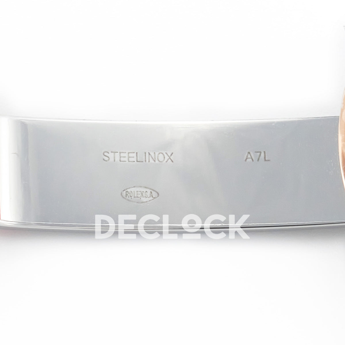 Rolex Datejust 41 126331 Brown Rose Gold Clean Jubilee — Εσωτερική χάραξη κουμπώματος