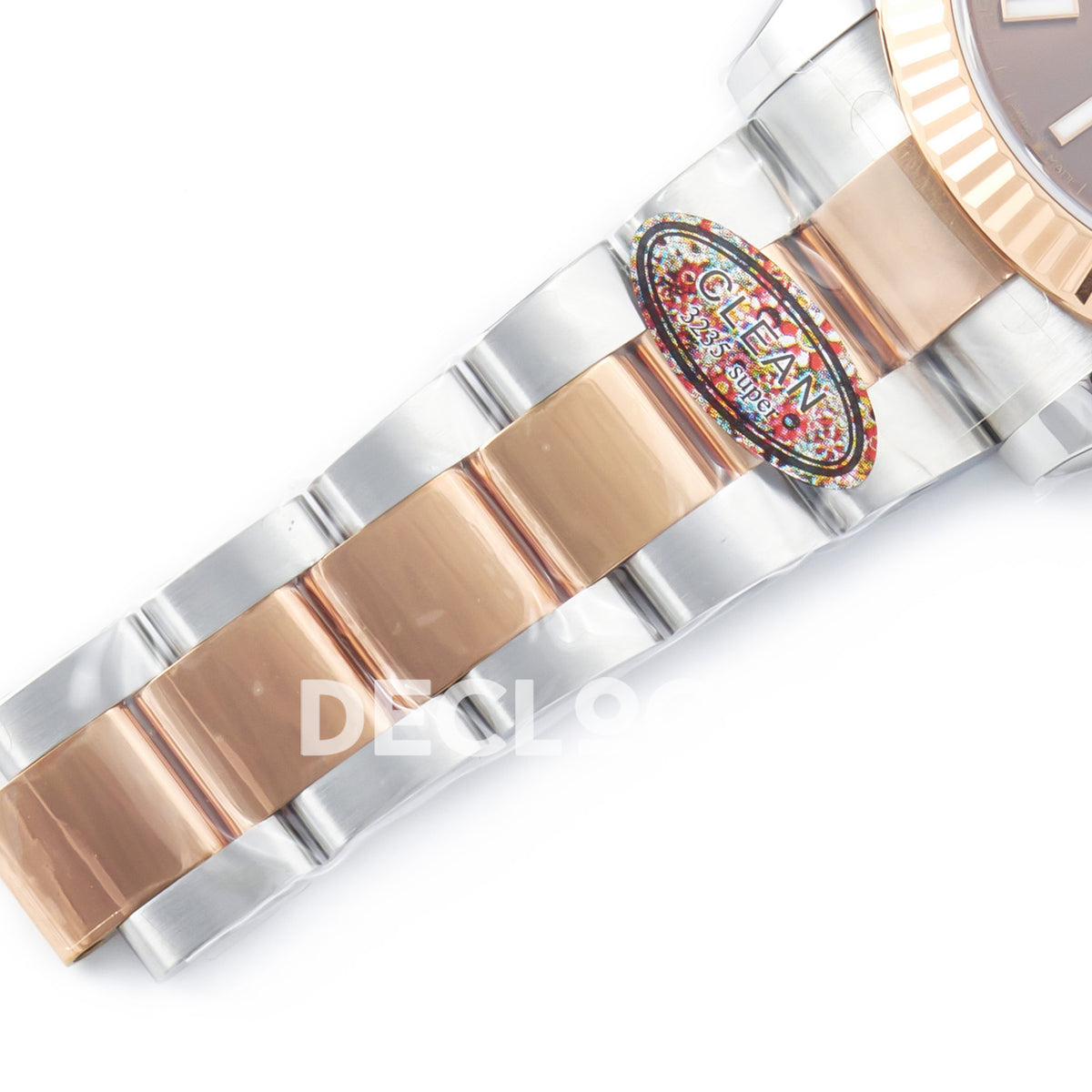 Rolex Datejust 41 126331 Brown Rose Gold Clean Oyster — Μπρασελέ και εργοστασιακό sticker