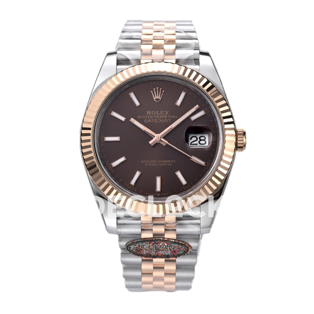 Rolex Datejust 41 126331 Chocolate Jubilee — Μπροστινή όψη