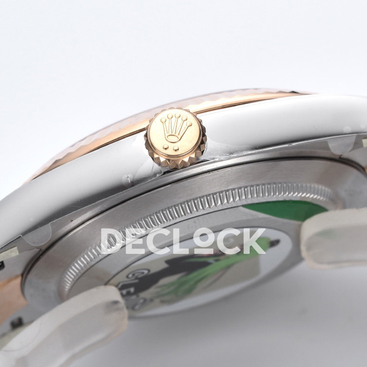 Rolex Datejust 41 126331 Chocolate Oyster — Προφίλ κάσας και κορώνα