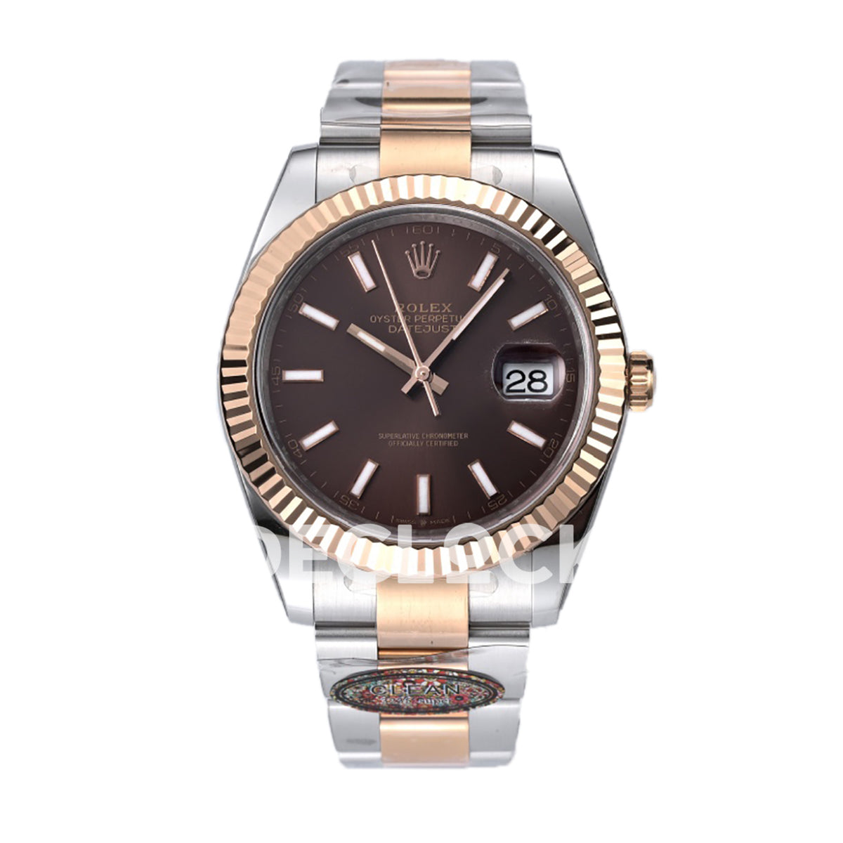 Rolex Datejust 41 126331 Chocolate Oyster — Μπροστινή όψη