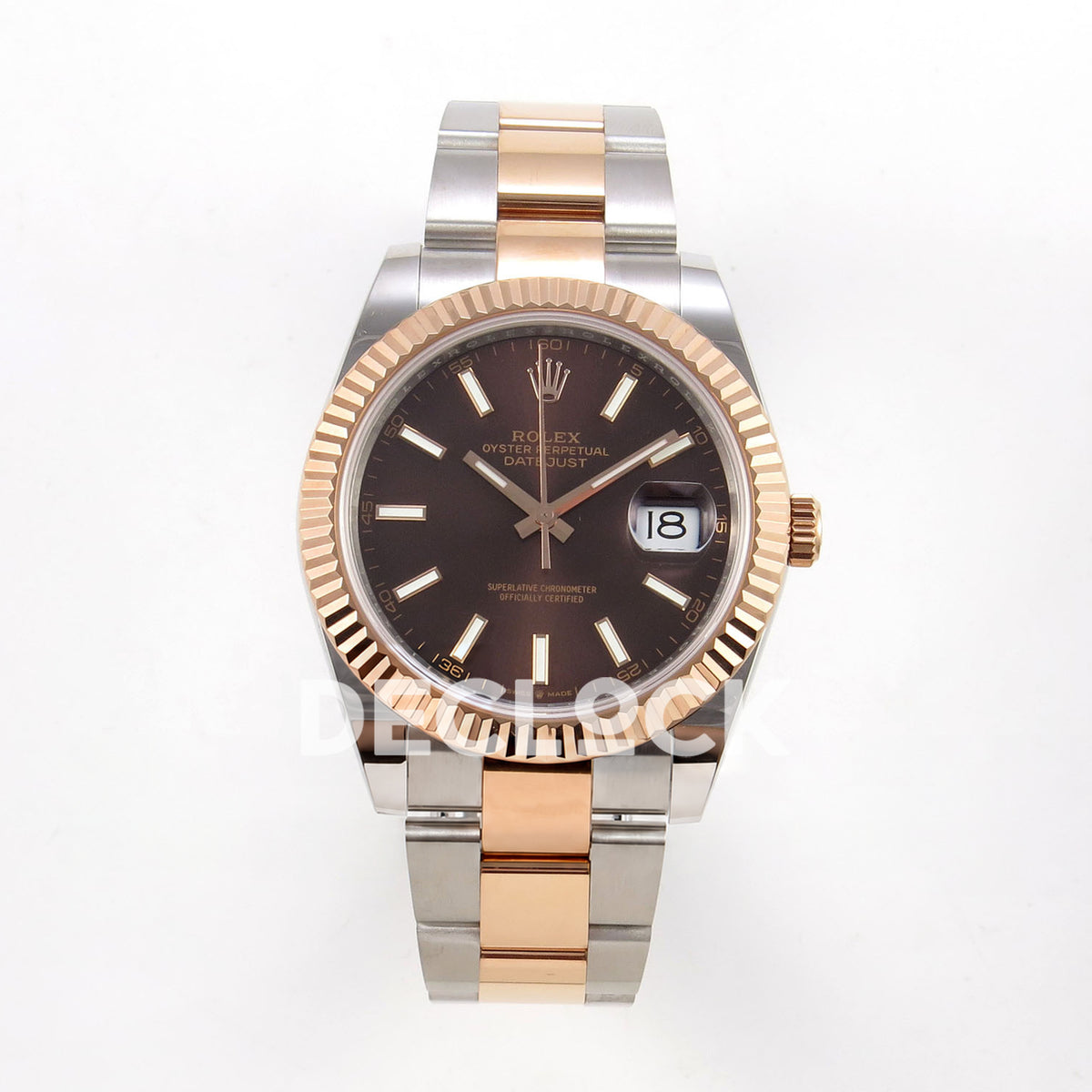 Rolex Datejust 41 126331 Chocolate Stick Oyster QF JH3235 Free Sprung replica - front