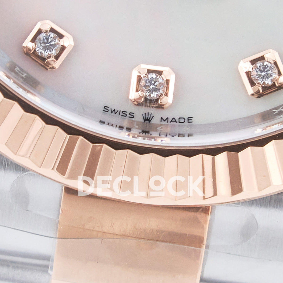 Rolex Datejust 41 126331 MOP Diamond Rose Gold Clean Oyster — Διαμαντένιοι δείκτες και στεφάνη