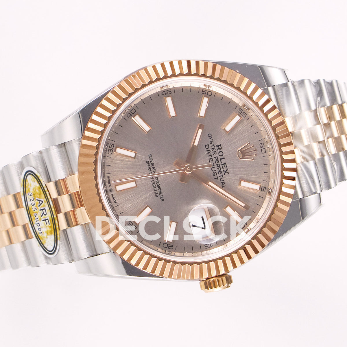 Rolex Datejust 41 126331 Rose Gold ARF Jubilee Gain Weight — Ολόκληρο ρολόι με μπρασελέ
