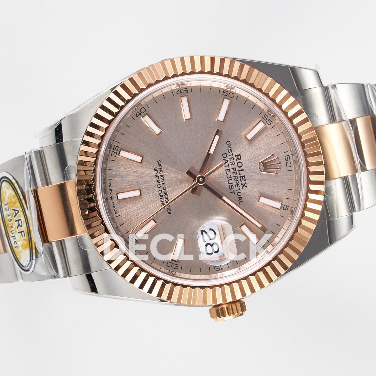 Rolex Datejust 41 126331 Rose Gold ARF Oyster Gain Weight — Ολόκληρο ρολόι με μπρασελέ
