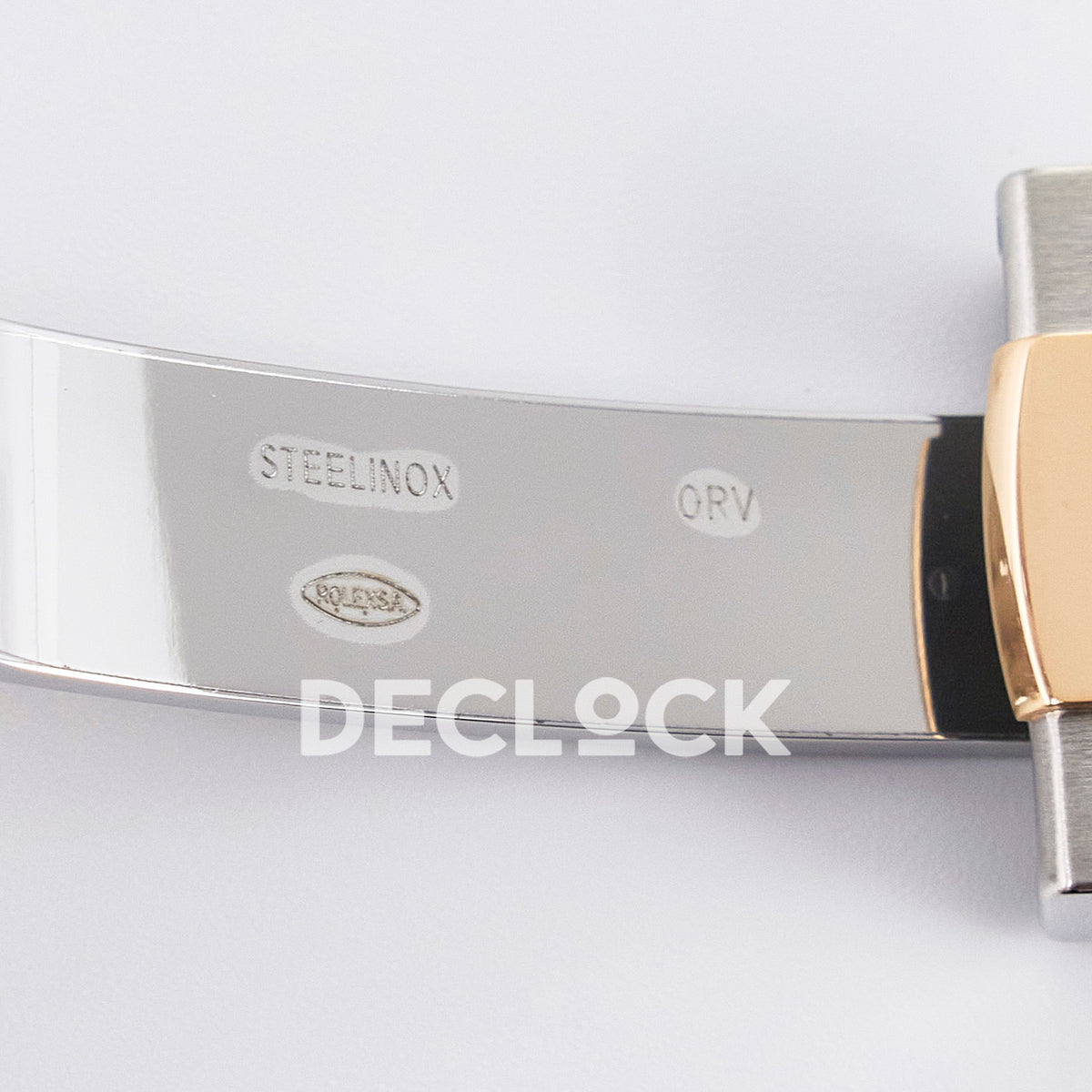Rolex Datejust 41 126331 Rose Gold Diamond ARF Oyster Gain Weight — Εσωτερική χάραξη κουμπώματος