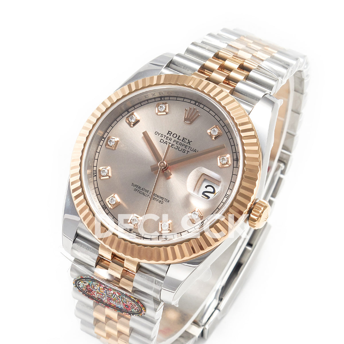 Rolex Datejust 41 126331 Silver Diamond Clean Jubilee — Λοξή όψη με μπρασελέ