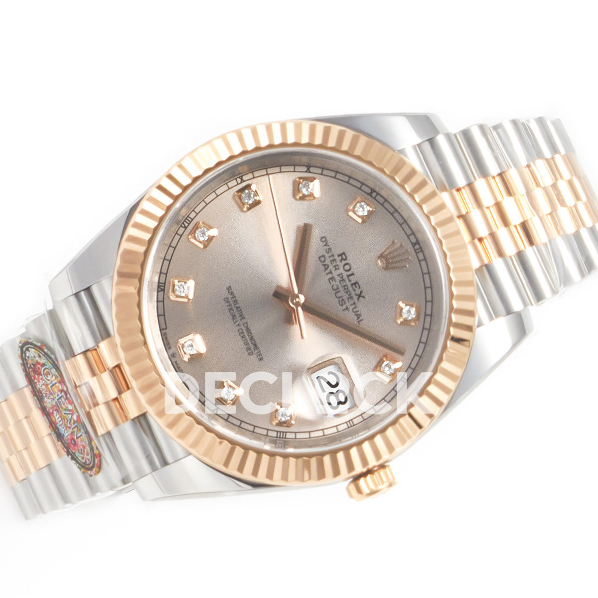Rolex Datejust 41 126331 Silver Diamond Clean Jubilee — Πλάγια όψη ρολογιού