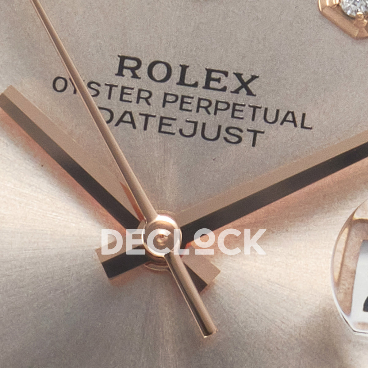 Rolex Datejust 41 126331 Silver Diamond Clean Jubilee — Λεπτομέρεια δεικτών και λογοτύπου