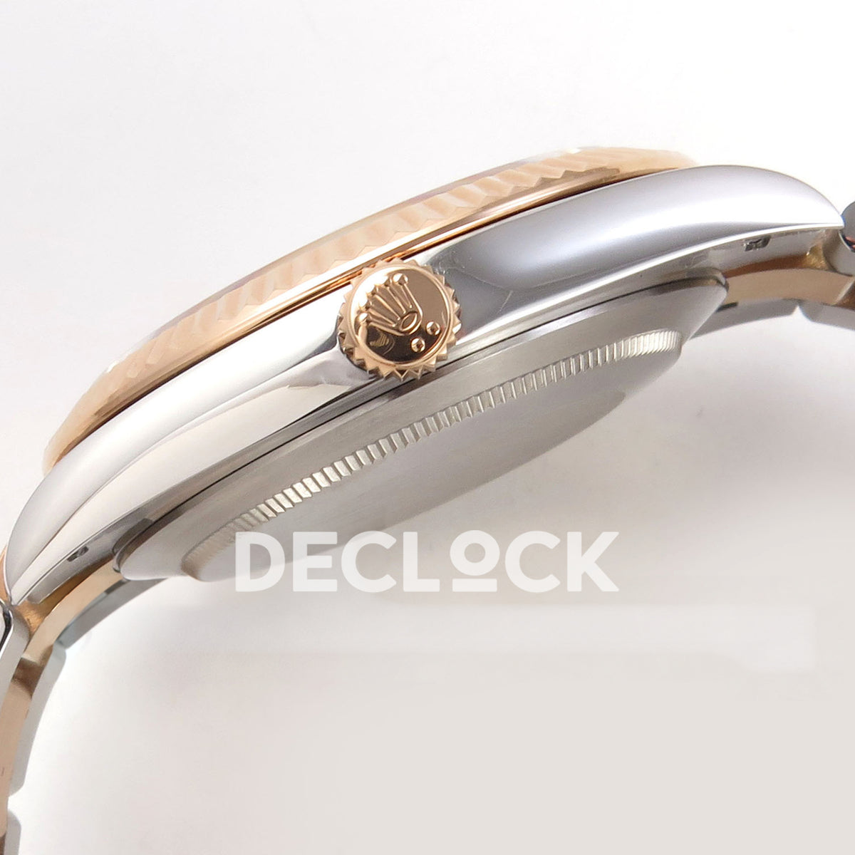 Rolex Datejust 41 126331 Silver Diamond Oyster QF JH3235 Free Sprung replica - crown side