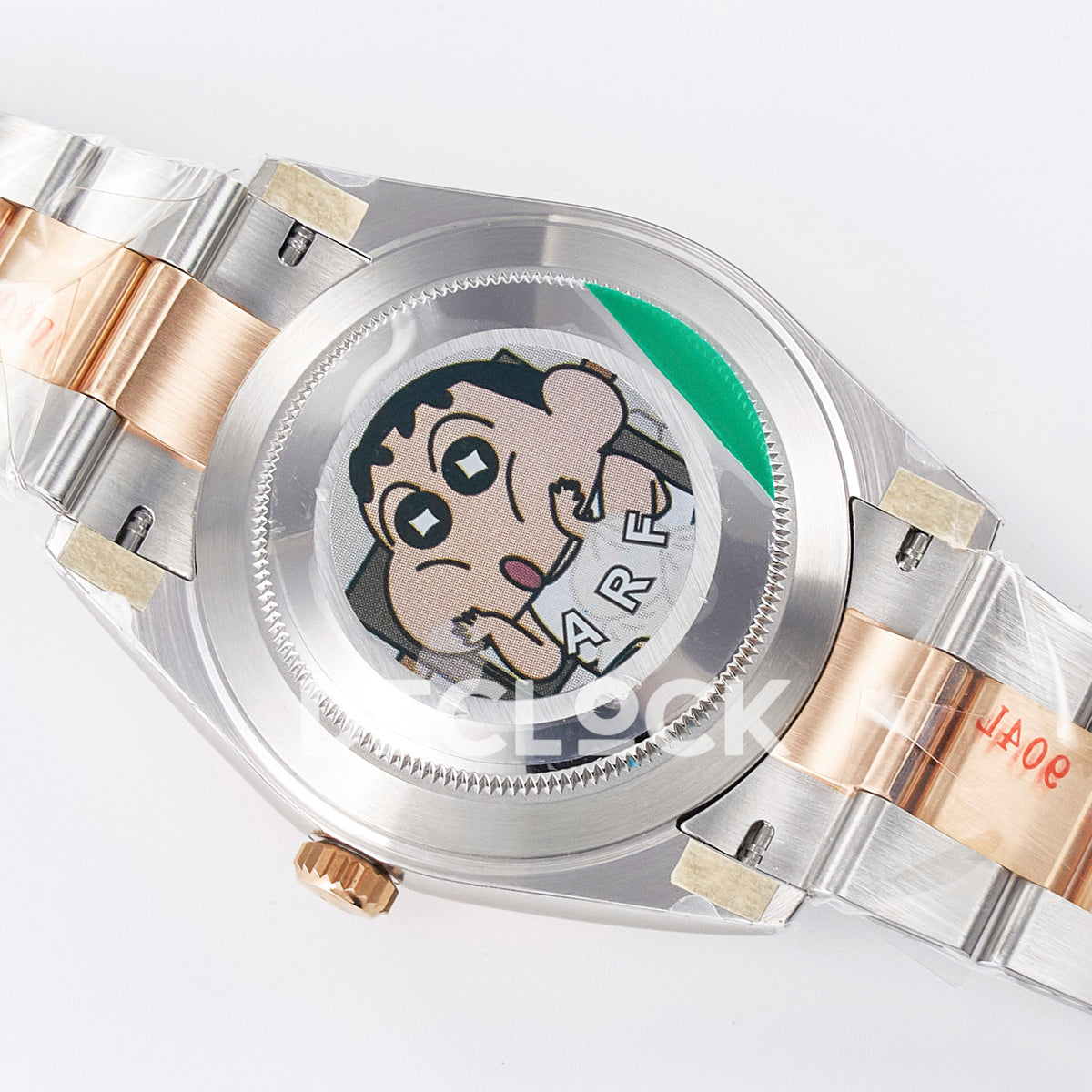 Rolex Datejust 41 126331 Silver Rose Gold ARF Oyster Gain Weight — Πίσω καπάκι