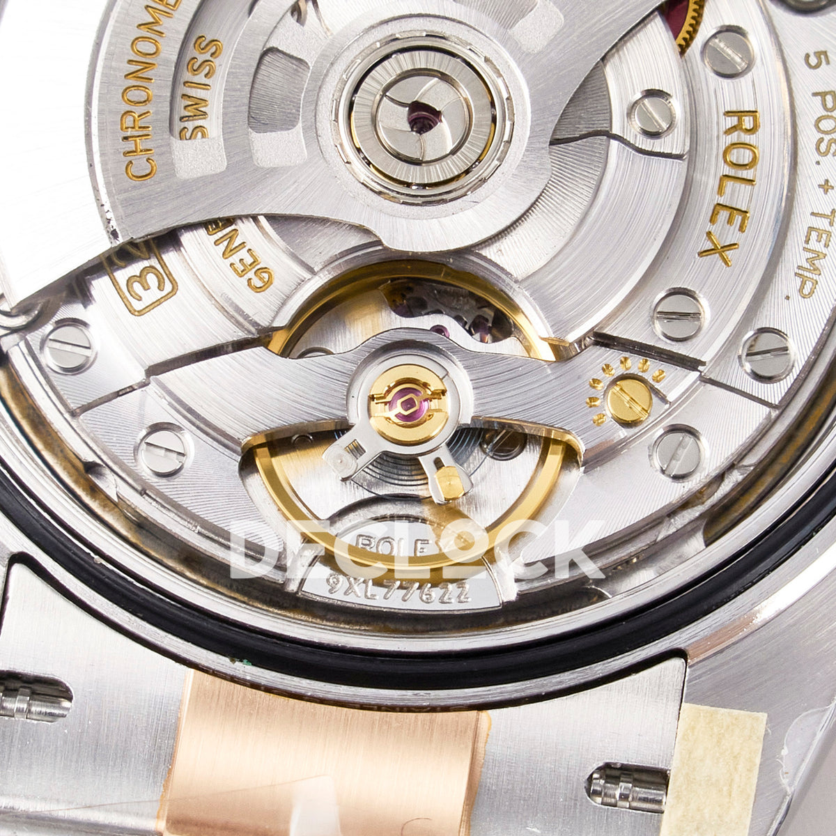 Rolex Datejust 41 126331 Silver Rose Gold ARF Oyster Gain Weight — Πίσω όψη μηχανισμού