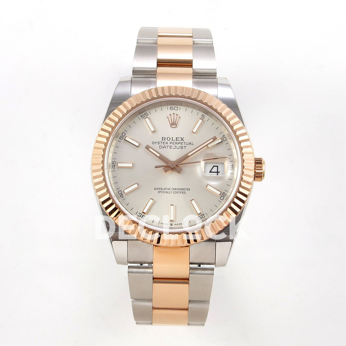 Rolex Datejust 41 126331 Silver Stick Oyster QF JH3235 Free Sprung replica - front
