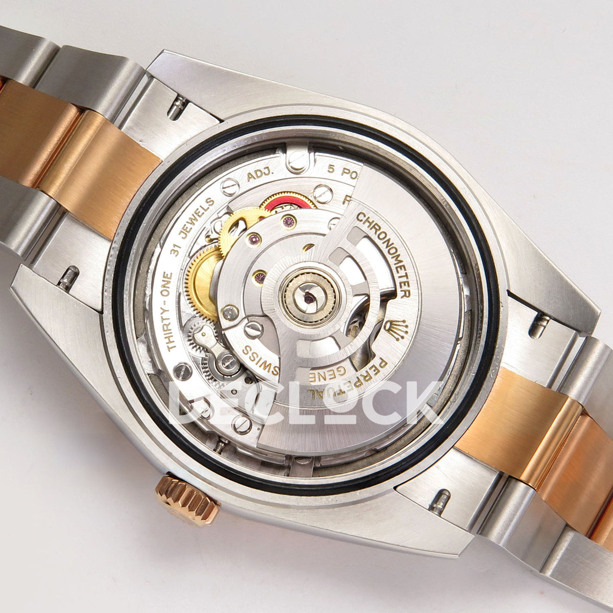 Rolex Datejust 41 126331 Silver Stick Oyster QF JH3235 Free Sprung replica - movement rear
