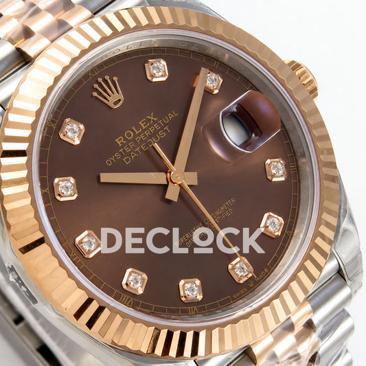 Rolex Datejust 41 126331 Brown Diamond Dial Jubilee VSF VS3235 V2
