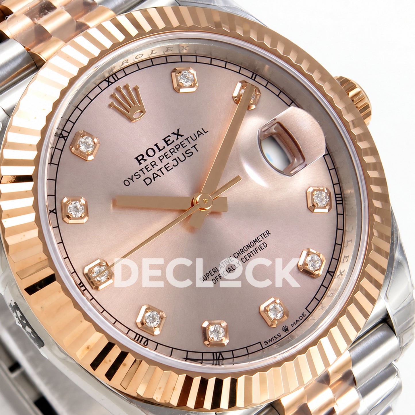 Rolex Datejust 41 126331 Rose Gold Diamond Dial Jubilee VSF VS3235 V2