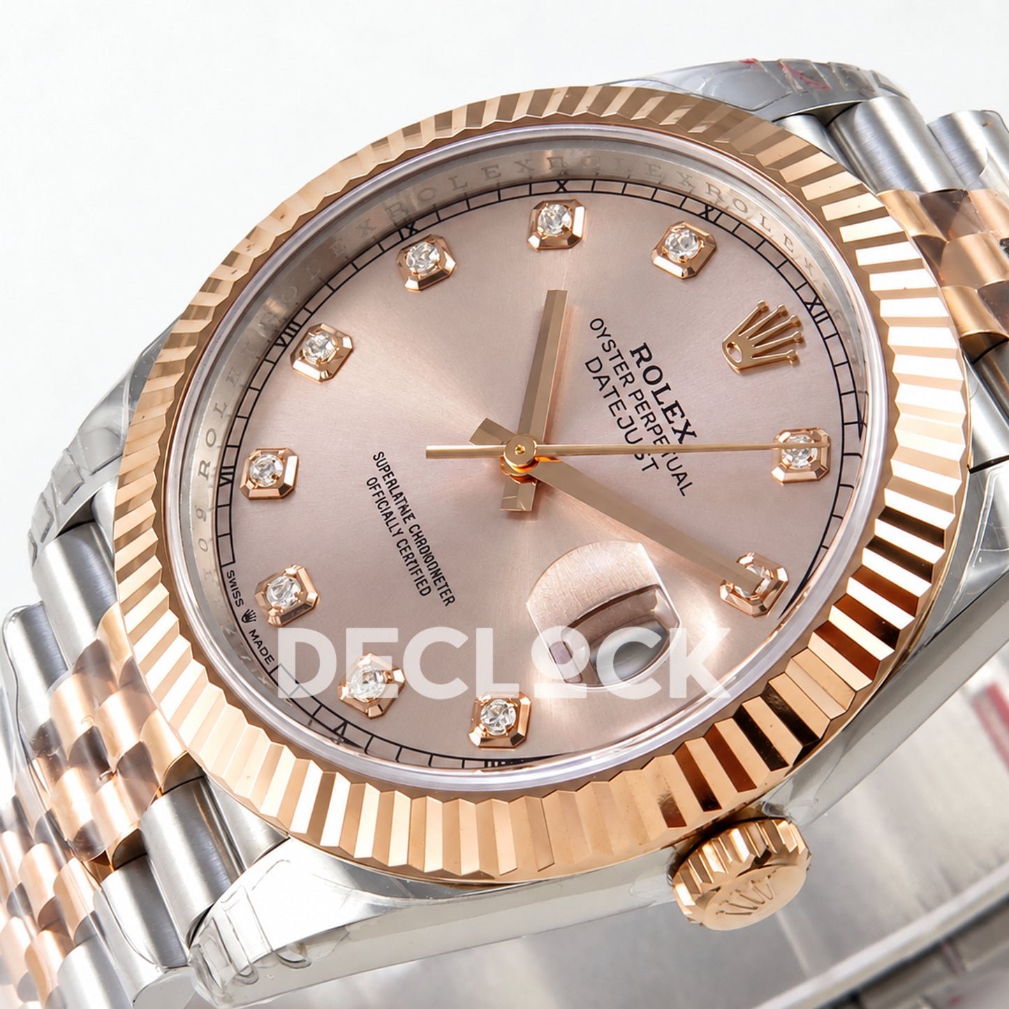 Rolex Datejust 41 126331 Rose Gold Diamond Dial Jubilee VSF VS3235 V2
