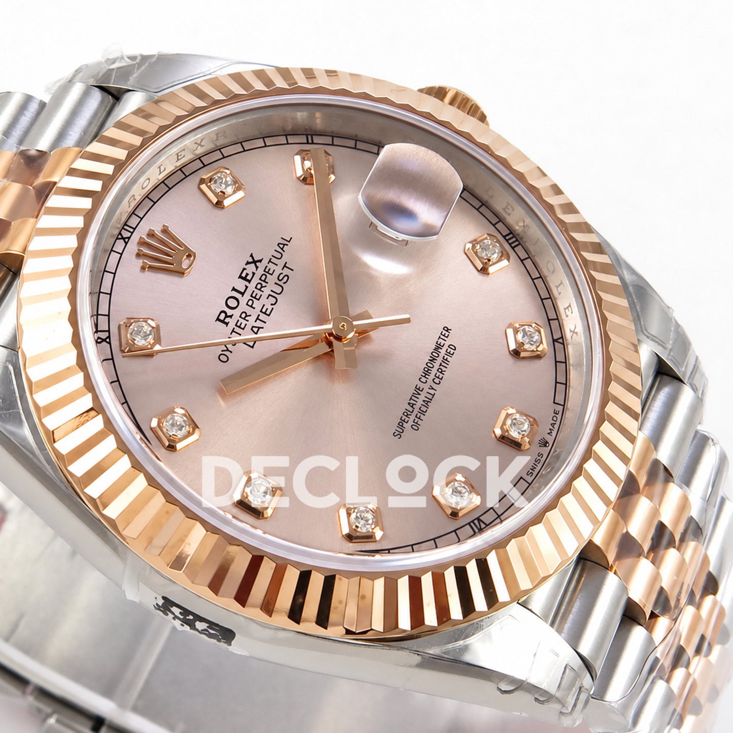 Rolex Datejust 41 126331 Rose Gold Diamond Dial Jubilee VSF VS3235 V2