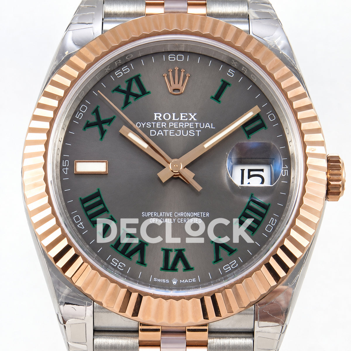 Rolex Datejust 41 126331 VSF Wimbledon Jubilee VS3235 V2s — dial detail