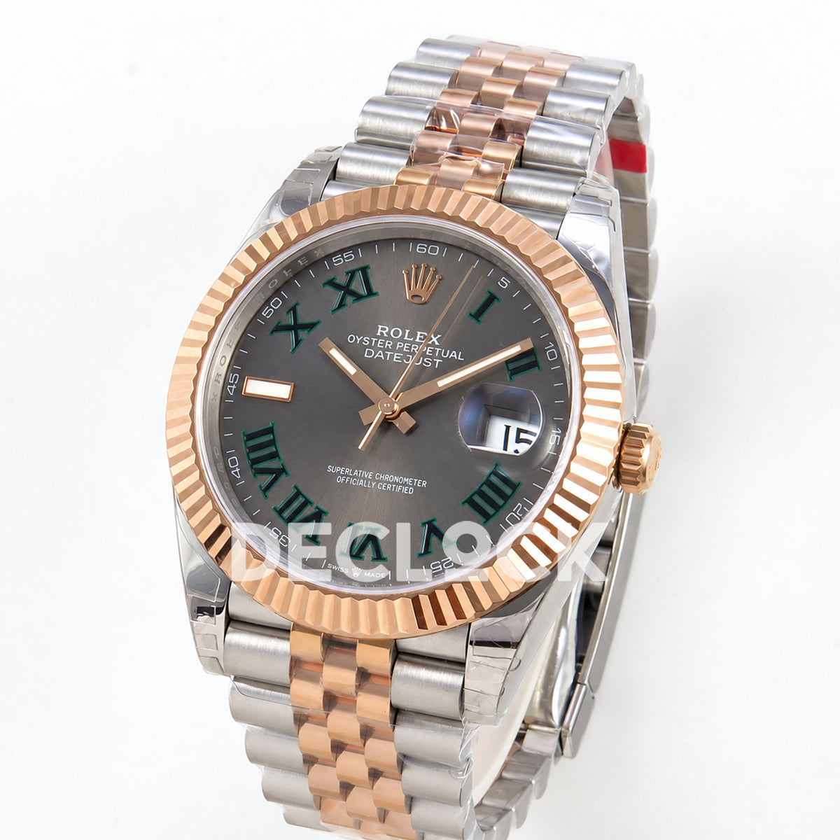 Rolex Datejust 41 126331 VSF Wimbledon Jubilee VS3235 V2s — three quarter front