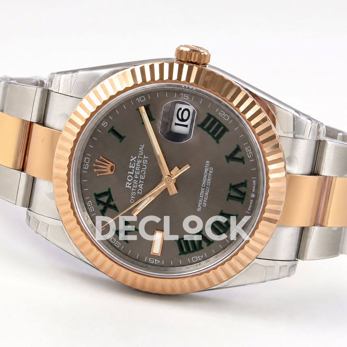 Rolex Datejust 41 126331 VSF Wimbledon Oyster VS3235 V2s — horizontal reverse