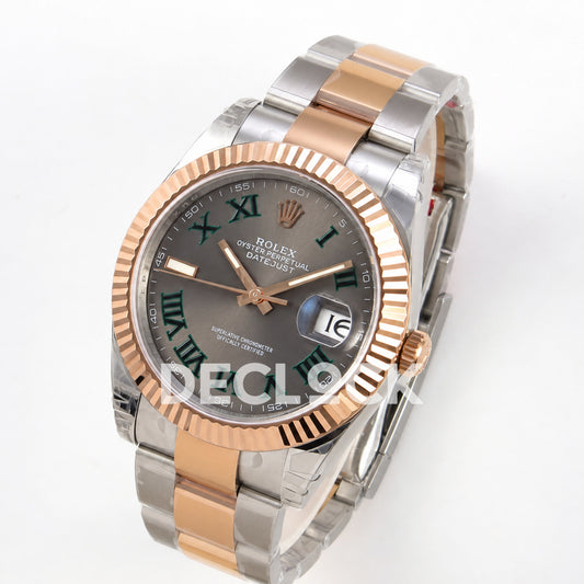 Rolex Datejust 41 126331 VSF Wimbledon Oyster VS3235 V2s — three quarter front