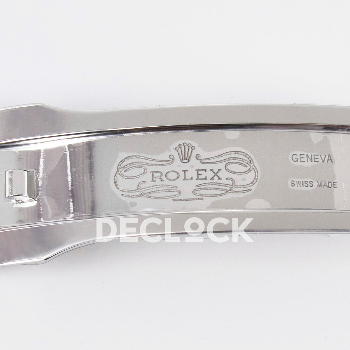 Rolex Datejust 41 126331 White Rose Gold ARF Jubilee Gain Weight — Λογότυπο στο κούμπωμα