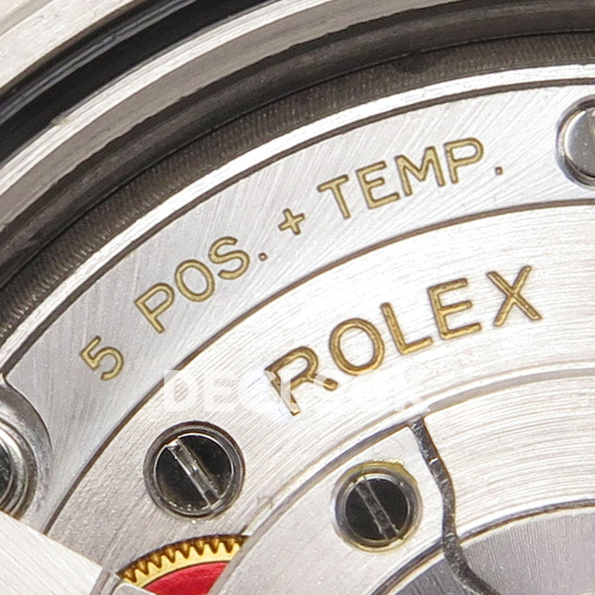 Rolex Datejust 41 126333 Black Oyster QF JH3235 Free Sprung replica - Rolex engraving and regulation bridge macro
