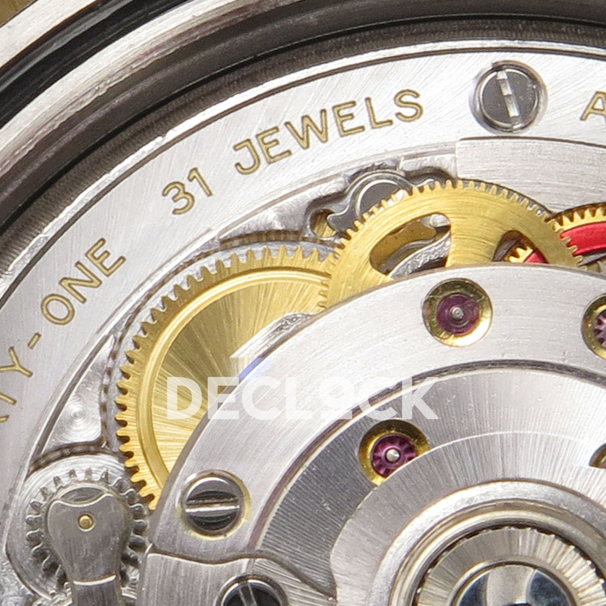 Rolex Datejust 41 126333 Black Oyster QF JH3235 Free Sprung replica - movement detail